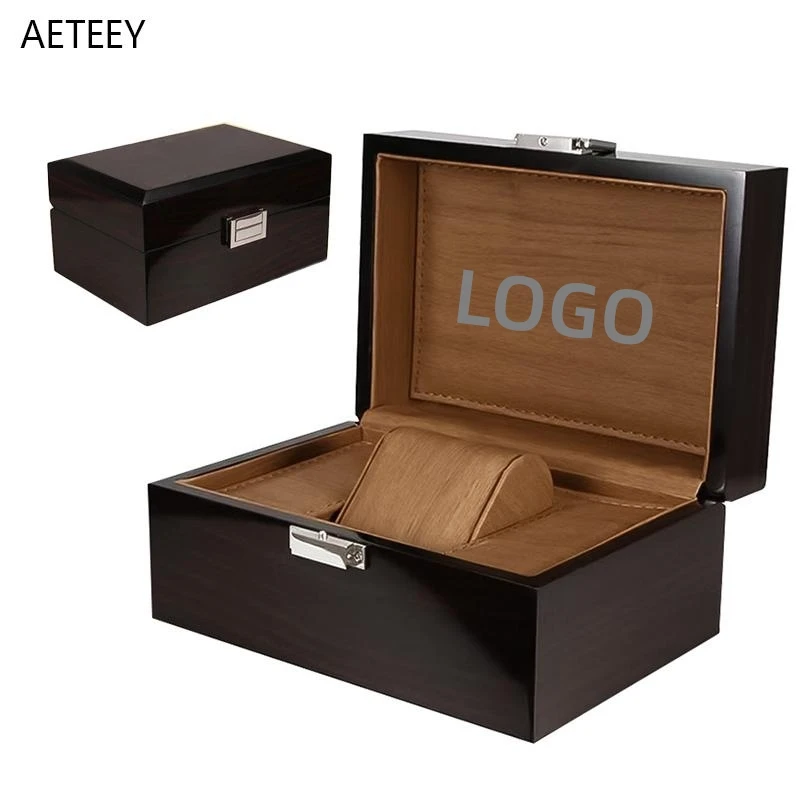 High Grade Piano Lacquer Watch Organizer Case Jewelry Storage Boxes Inside Free Customizable Logo Watches Display Gift Box