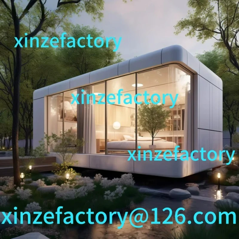 Pod de cabine blanc moderne préfabriqué de luxe personnalisable