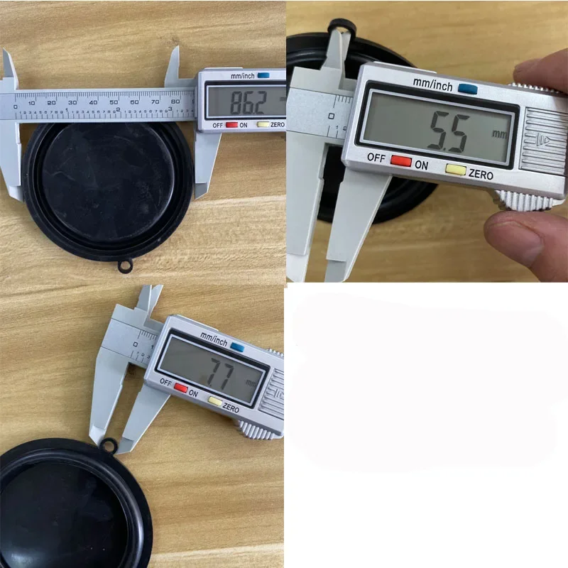 5 Pcs OD 87mm Gas Water Heater Pressure One Ears Diaphragm Accessories Water Gas Linkage Valve Parts