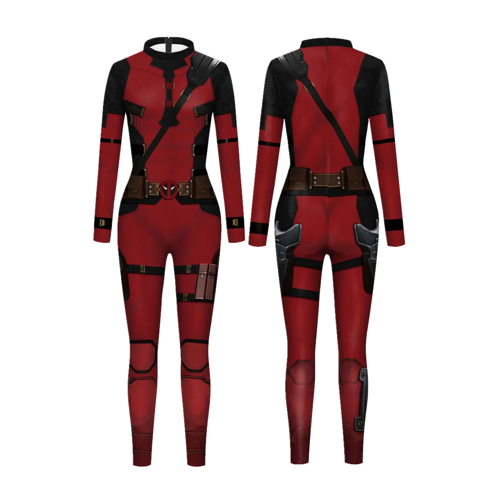 Smile Hero Cosplay Costume pour hommes et femmes, combinaison Deadpool, Wolverine, Noël, fête d'Halloween, batterie, nouveau