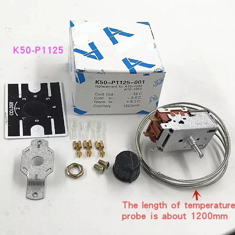 K50-P1127 Temperature Controller Freezer Temperature Controller Refrigerator Temperature Controller Thermostat Switch 220V-250V