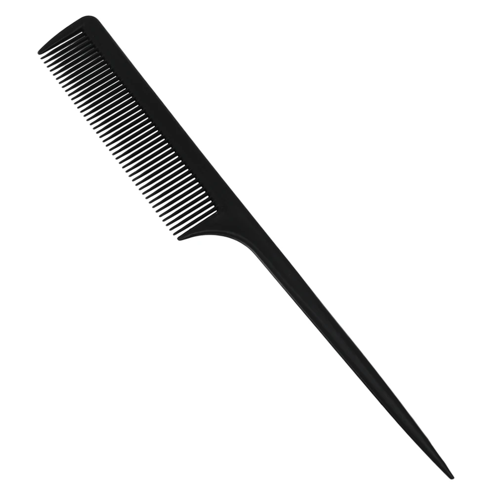 6Pcs/set Anti-Static Heat Resistant Rat Tail Comb for All Hair Types - Fine Tooth Styling Comb for Men and Women C0028A