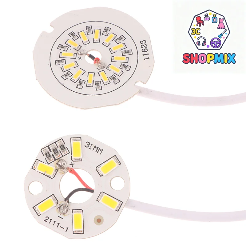 1Pc 1.5M Line Length DC5V LED Chips SMD5730 LED Lamp USB 3W Light Board Warm White Light With ON/OFF Switch Cable