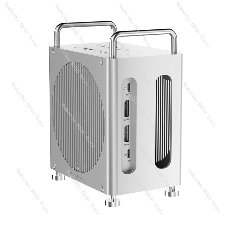 Mini PC Docking Station Hard Drive Enclosure Multi Port USB Hub Single Bay SSD HDD Expansion Box Supports Up to 8TB Type C USB