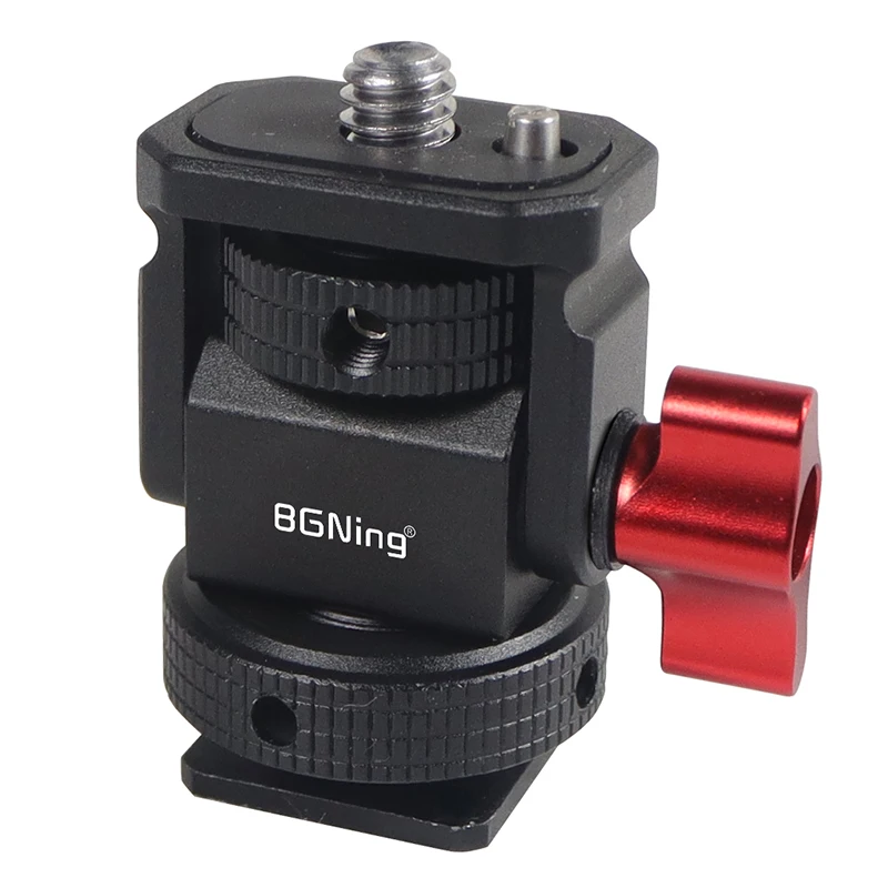 Monitor EVF Ständer Halter Kaltschuh Halterung für Kamera Feld Monitor Mikrofon Blitzschuh 180 Grad verstellbare Stabilisator Halterung – Detail 31