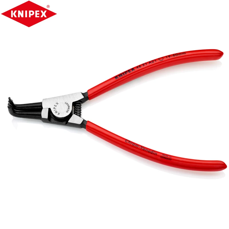 

KNIPEX 46 21 A21 External Circlip Pliers Insulated Handle High Quality Materials And Precision Craftsmanship Extend Service Life