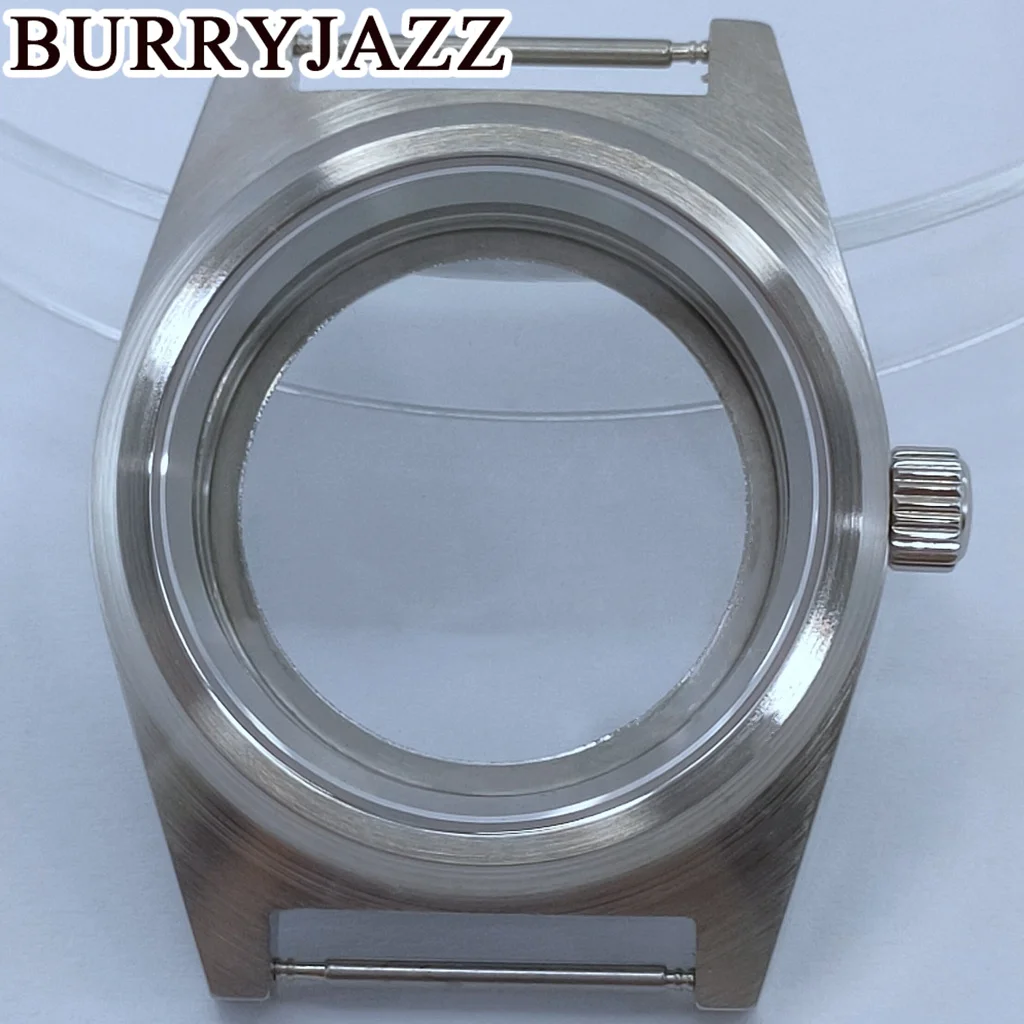 BURRYJAZZ 38mm NH35 NH36 NH34 NH38 NH39 NH70 NH72 Watch Case Waterproof Sapphire Glass Retro Style