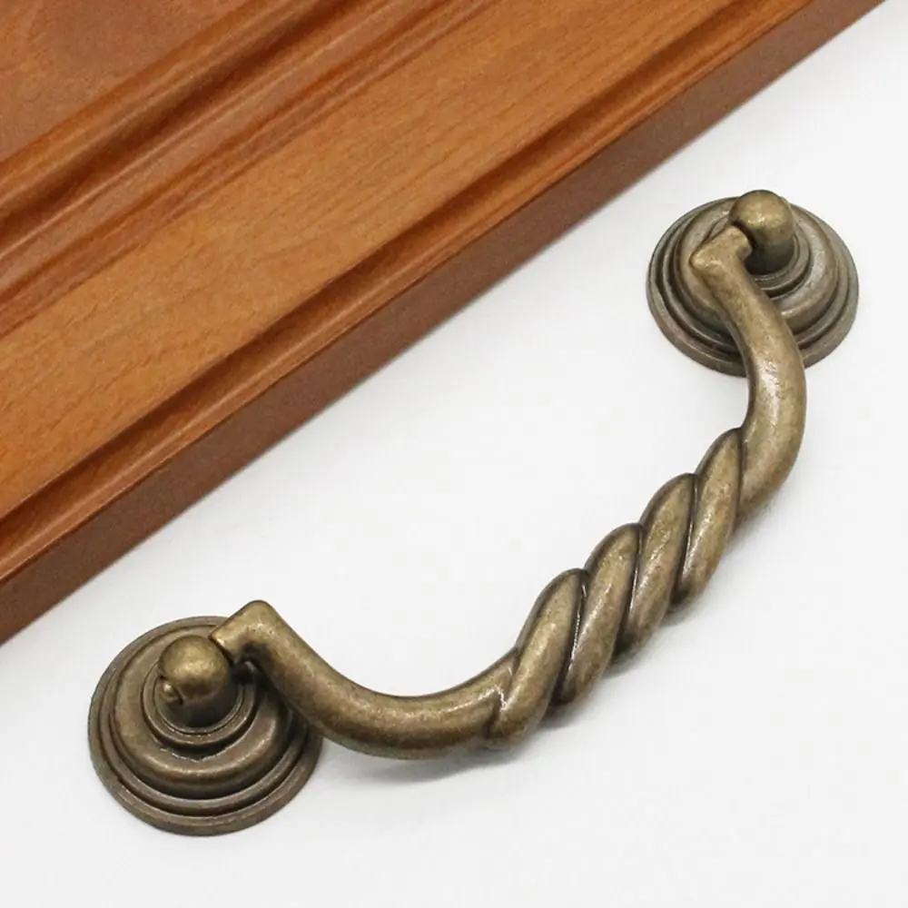 Vintage Style Rust Resistant Drawer Pulls Easy Install Elegant Furniture Handles Durable Cabinet Knobs Dresser