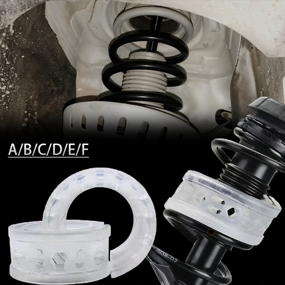 2PC Universal Car Suspension Cushion absorber spring High quality Rubber Car Buffer Shock Absorber Spring Bumper Cover protector