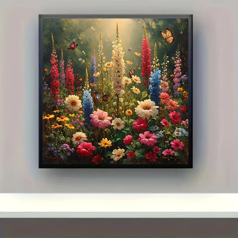 

500/1024PCS Jigsaw Puzzle Butterflies in The Flowers Under The Morning Light Modern Home Decoration Suitable As A Holiday Gift