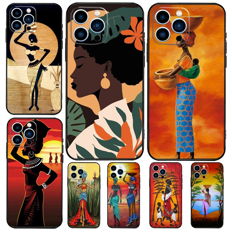 

South Africa Woman Case For iPhone 11 12 13 14 15 16 Pro Max 15 16 Plus 13 12 Mini X XS XR Cover