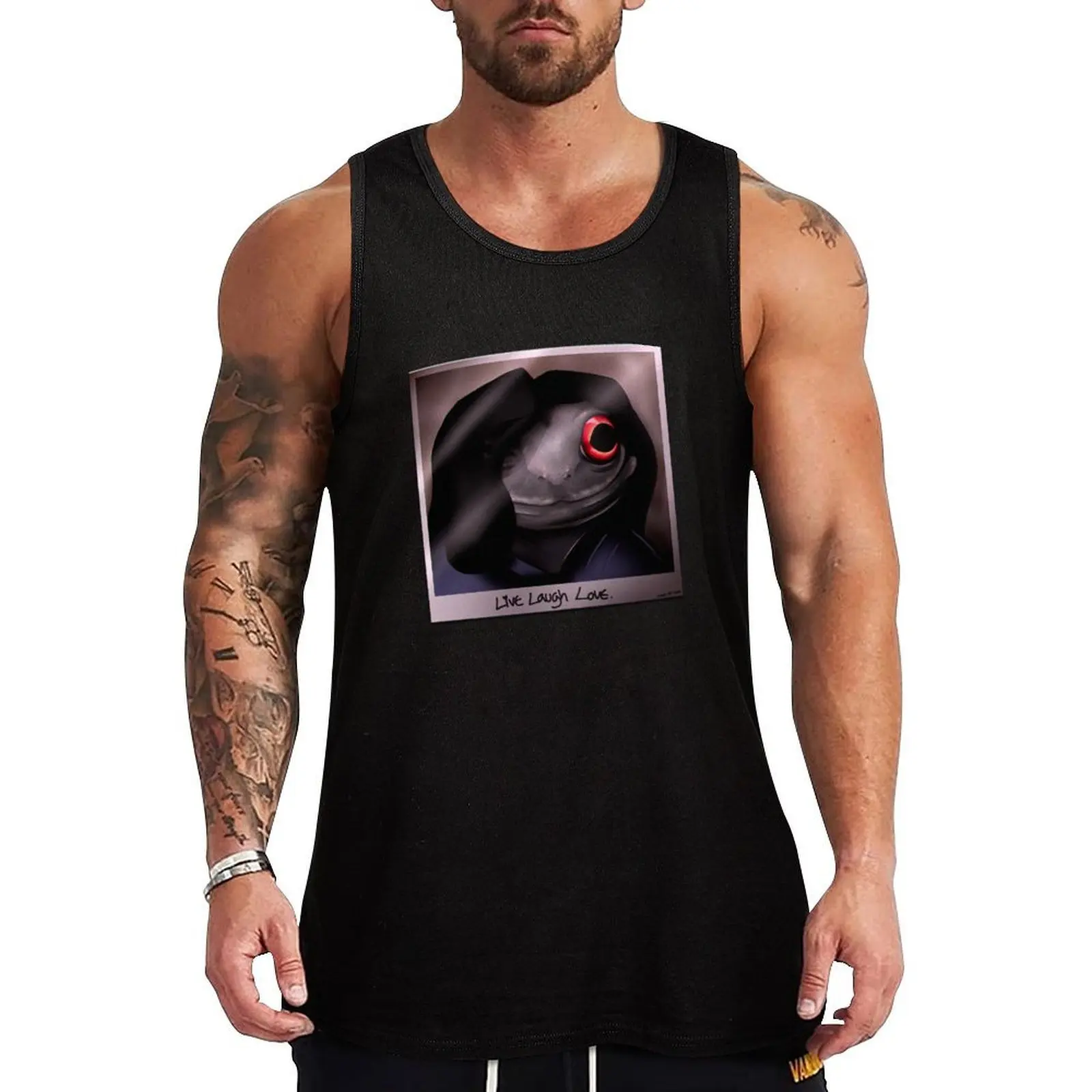 

Live Laugh Love Tank Top t-shirt Men's Fitness men clothing Gym clothes gym for men