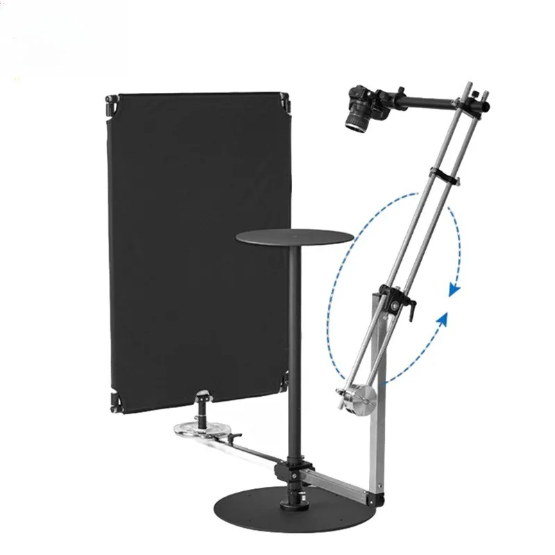 Surround rotating shooting table 360 light upgrade still life shooting metal bracket single