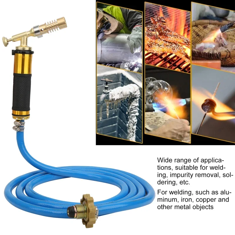 

Propane Welding Tools Gas Plumbing Turbo Torch Pipeline Cutter Propane Welding Soldering Brazing with Hose