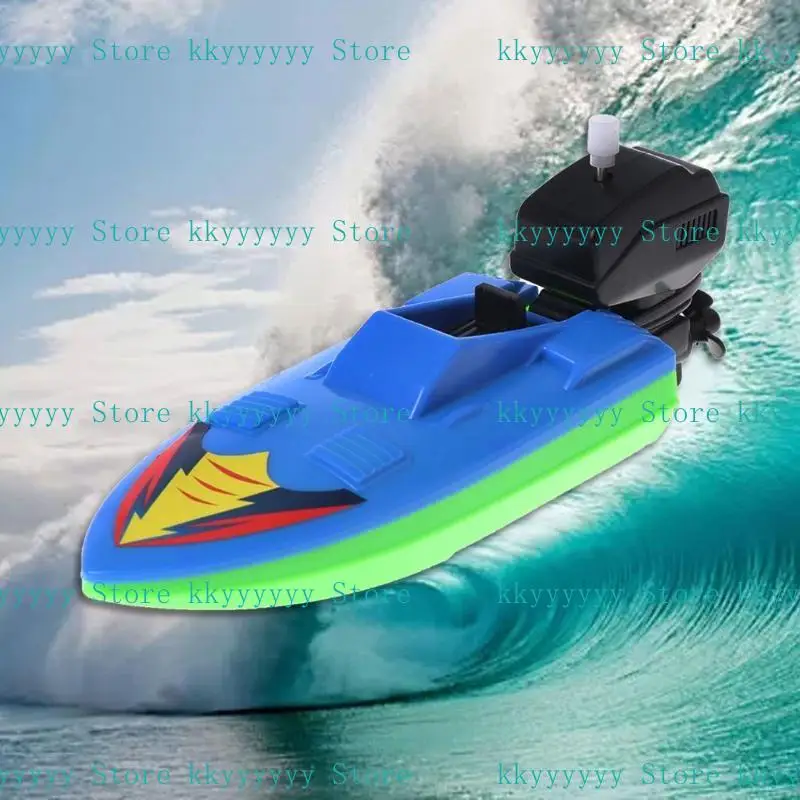 

U13F Winding Ship Model Baby Bathtub Swimming Pool Water Toy Hand Exercise Baby Gift