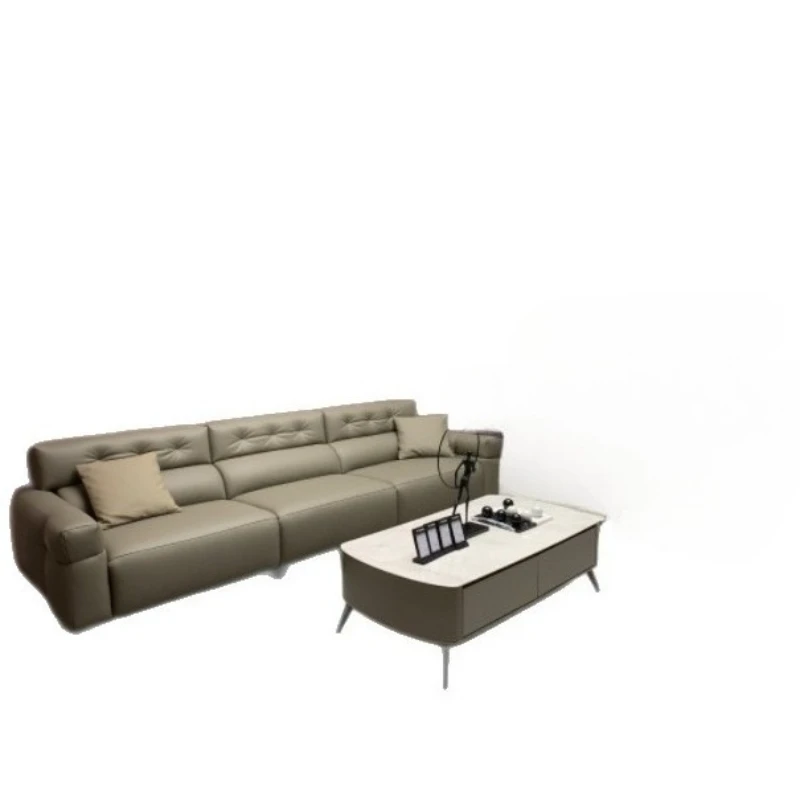 

Fabric sofa Modern simple living room size apartment combination sofa