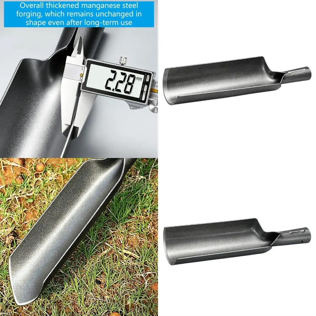 Durability Garden Shovel Head With Reinforced Edges Soil Spade Head For Effortless Ground Breaking for Outdoor Use high quality