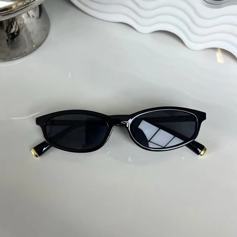 Vintage Kleine Rahmen frauen Kätzchen Gläser High-end-Sonnenbrille Frau Luxus Marken Original Lunettes Femmes 802346