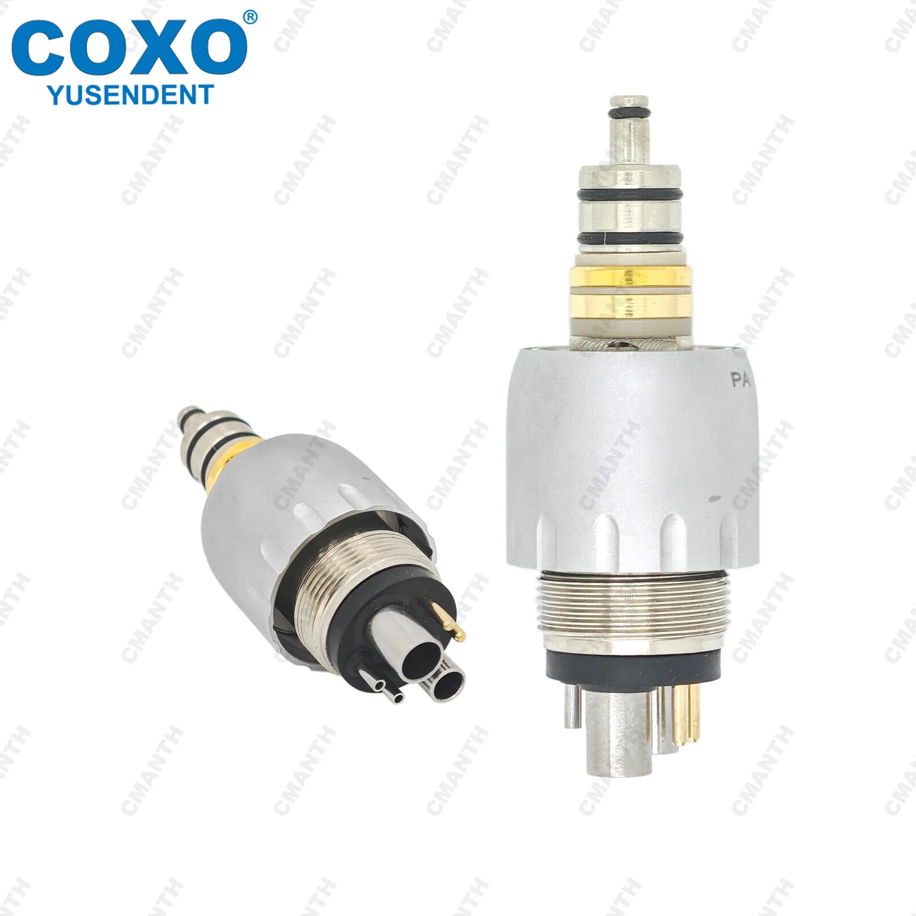 COXO Dental Coupling Turbine Quick Coupling Connector Air Motor 6 Holes For High Speed Handpiece Universal WH Dentistry Products
