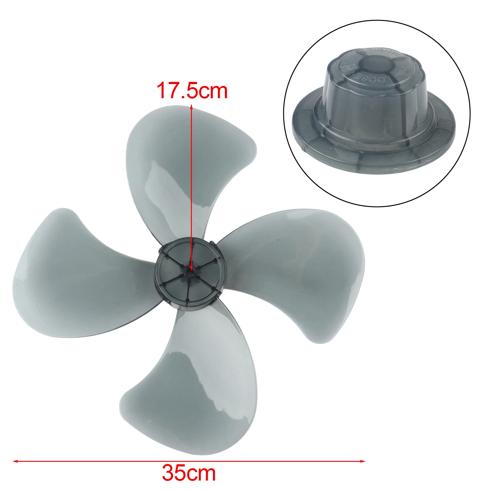 

14-дюймовые сменные лопасти вентилятора 4 лопасти для электрических напольных вентиляторов Настольные вентиляторы и настенные вентиляторы Легкий дизайн