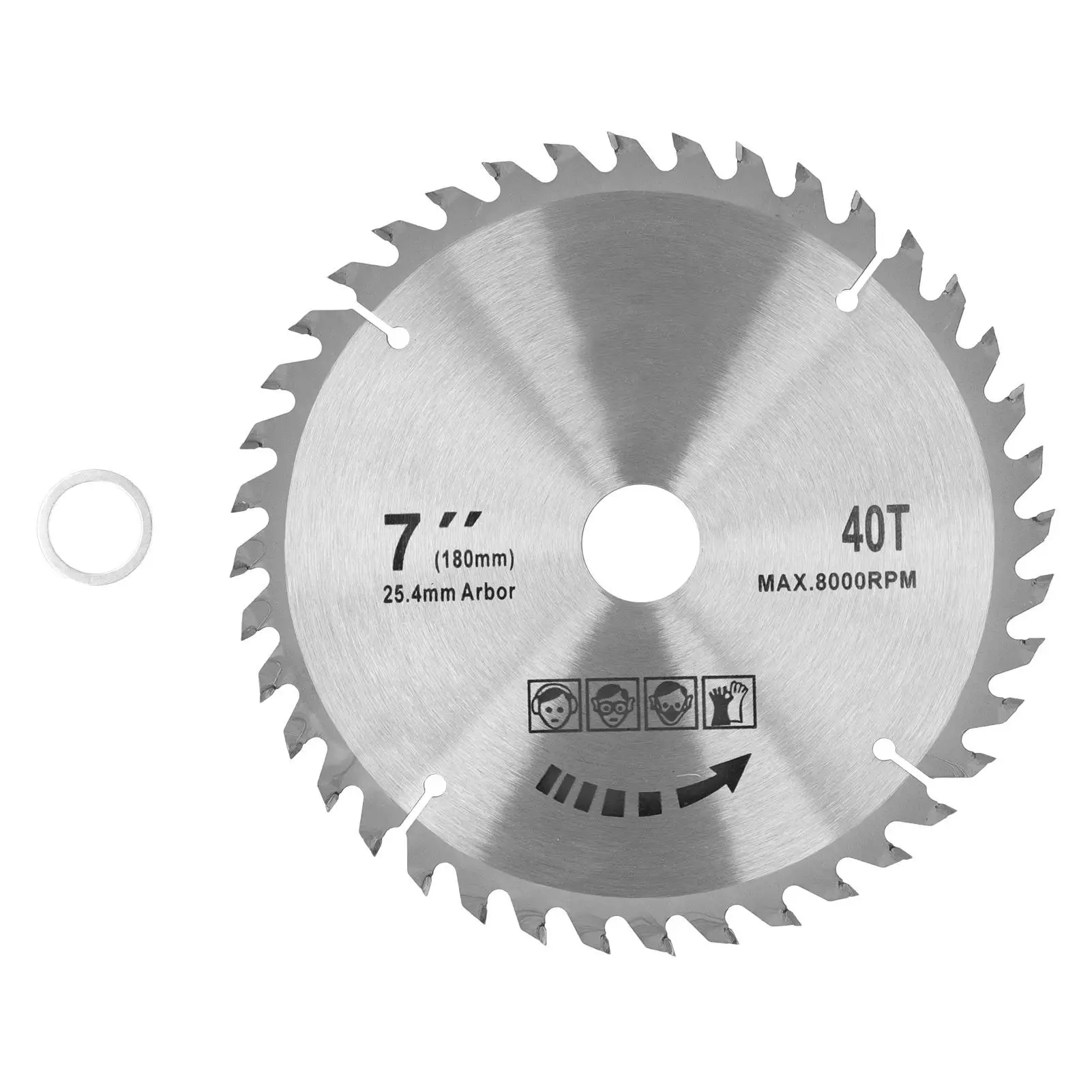 Carbide Woodworking Saw Blade Disc - Alternate Teeth Cutting Tools 7-10 Inch, 40-80 Teeth for Precision Woodwork