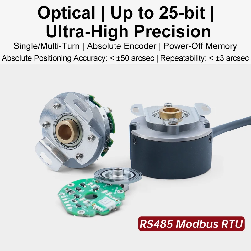 Servo Motor Spindle Absolute Encoder  High-Precision Optical Grating   Single-Turn & Multi-Turn  Speed Measurement  Rugged Desig