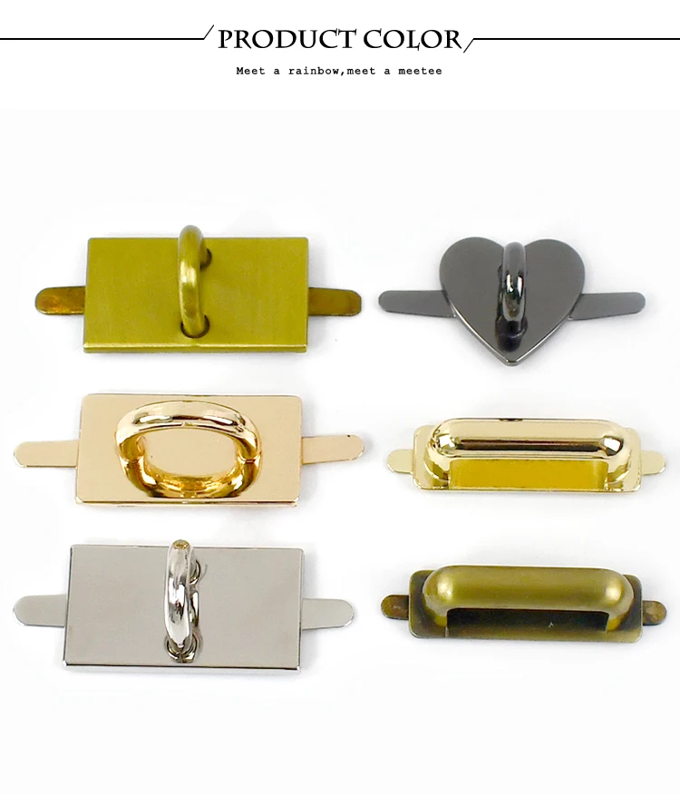 4/10Pcs Deepeel Metal Arch Bridge Buckle Bag Straps Connector Clasp for Handbag Purse Side Clip D Ring Hook DIY Crafts Accessory