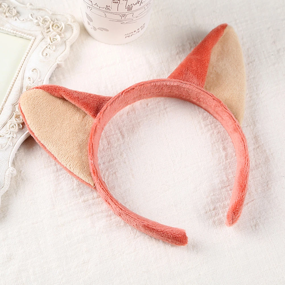 

2pcs Foxes Ears Headband Lovely Animal Ears Cosplay Costume Headdress for Girls Cosplay Party Headdress Adorable Hair Band