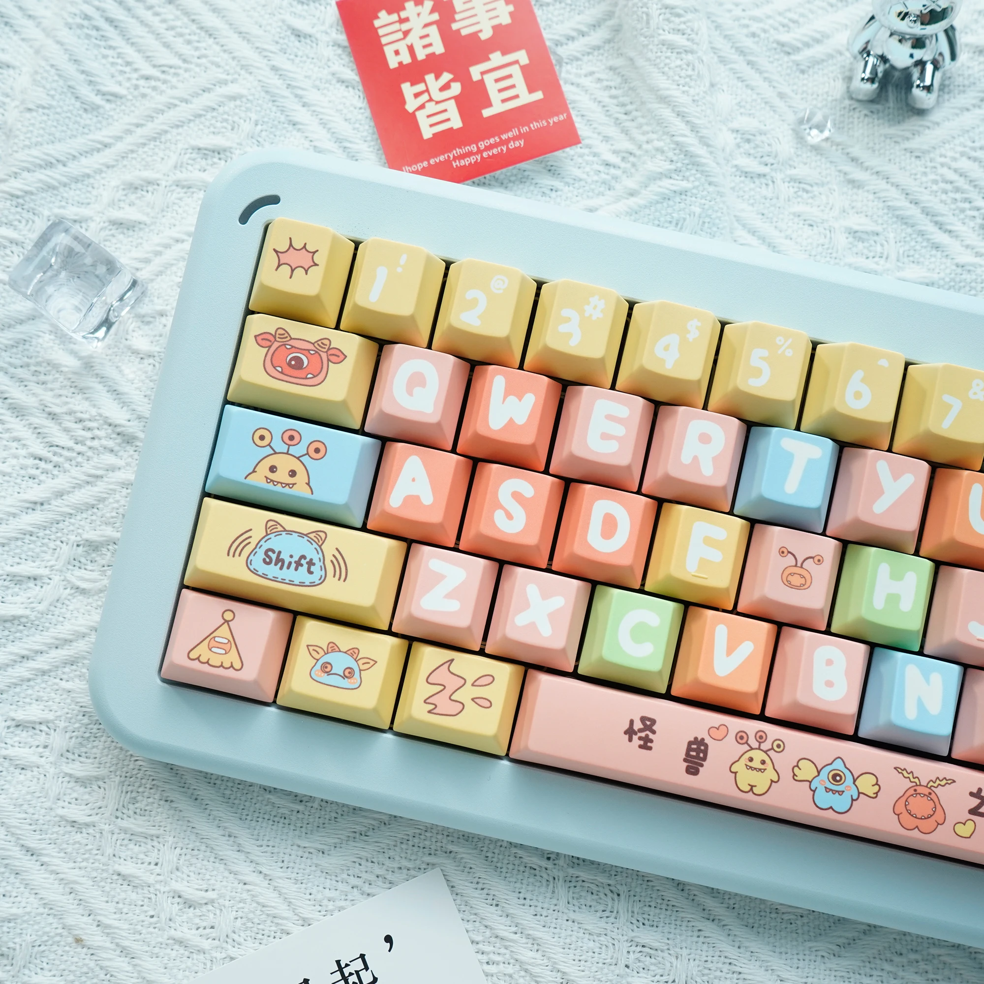 

Keycaps Mechanical Keyboard Cute Girls High Value ins Style