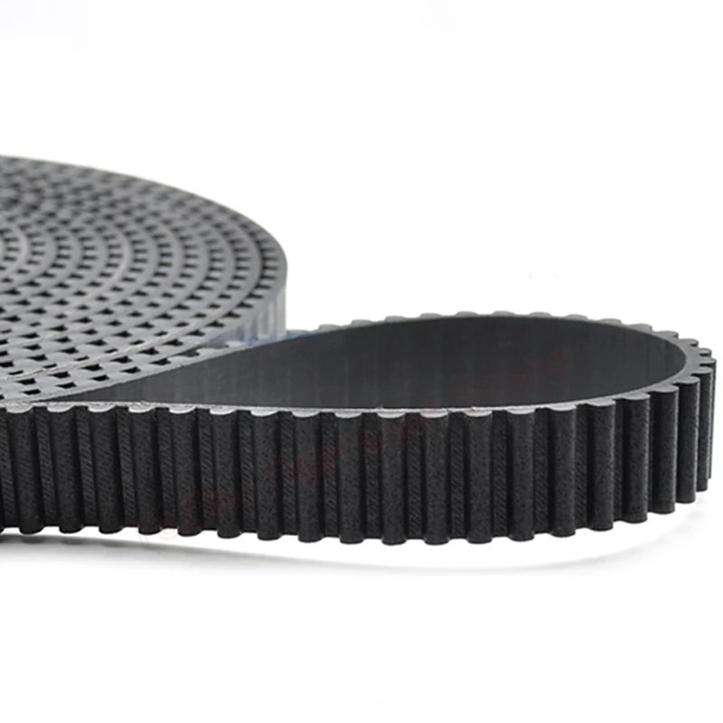 2GT S2M MXL XL L HTD3M HTD5M HTD8M Black Rubber Open Synchronous Timing Belt Width 6/10/15/20/25/30mm 3D Printer Parts