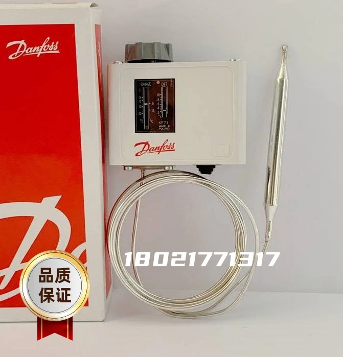 Danfoss KP Series Temperature Switch Remote Temperature Sensing Package With Capillary Automatic Reset