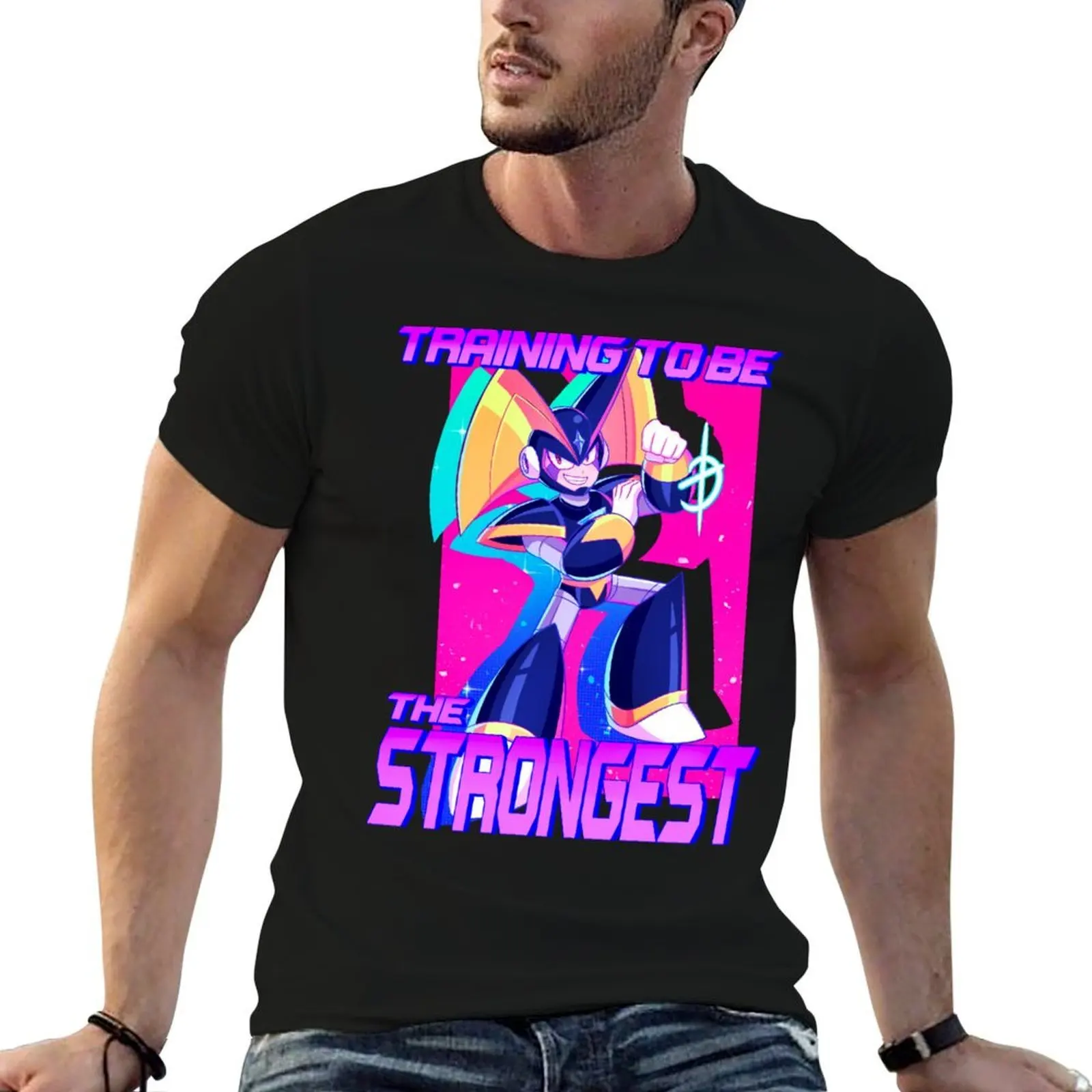 Training to be the Strongest (by XenonB) T-Shirt fashion shirts man clothes men clothing