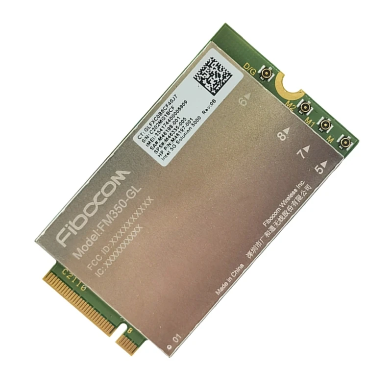 HP-X360 830 840 850 G7- マルチバンド- LTE WCDMA 4G-5G- eSIM 付きモジュール