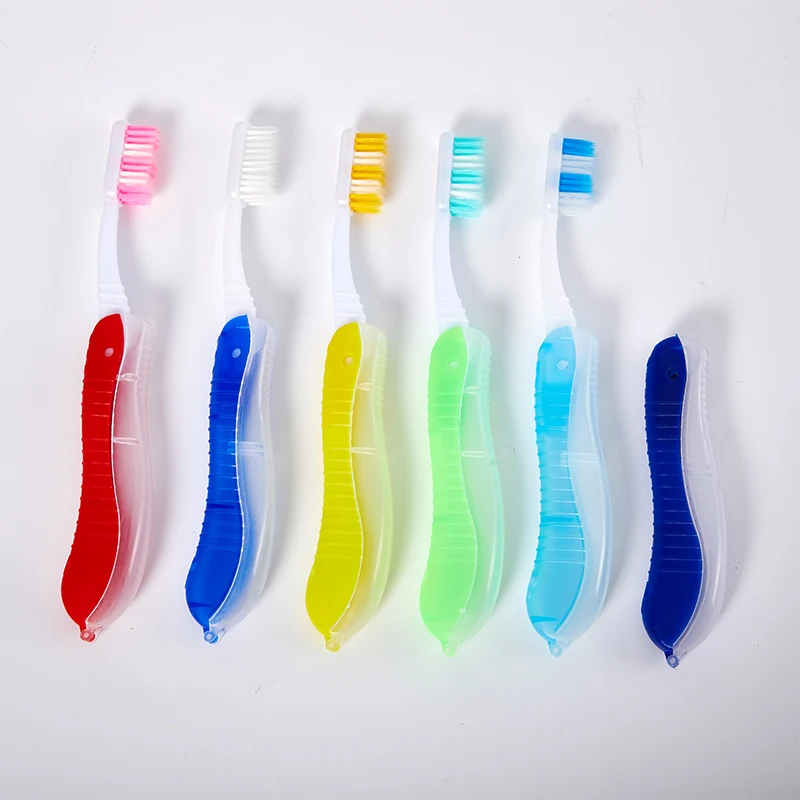 

**1pc Hygiene Oral Portable Disposable Foldable Travel Camping Toothbrush Hiking Tooth Brush Tooth Cleaning Tool