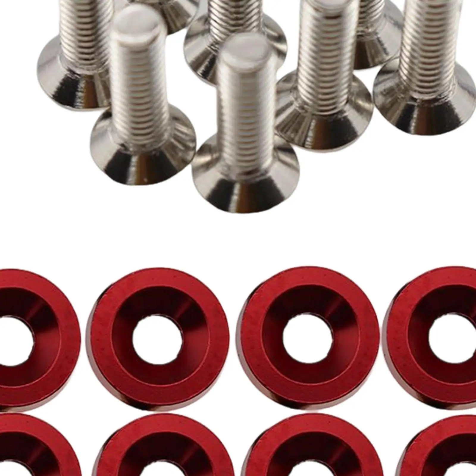 20 Pieces Car Modified Screws Gasket Washer Decoration Screw