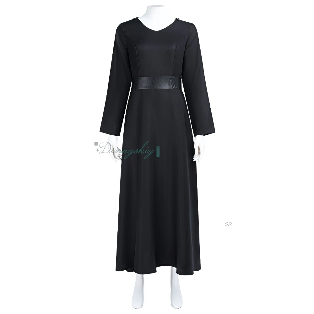 الكبار ري رداء أسود تأثيري حلي مجموعة كاملة عباءة السراويل كرنفال حفلة الهالوين الزي