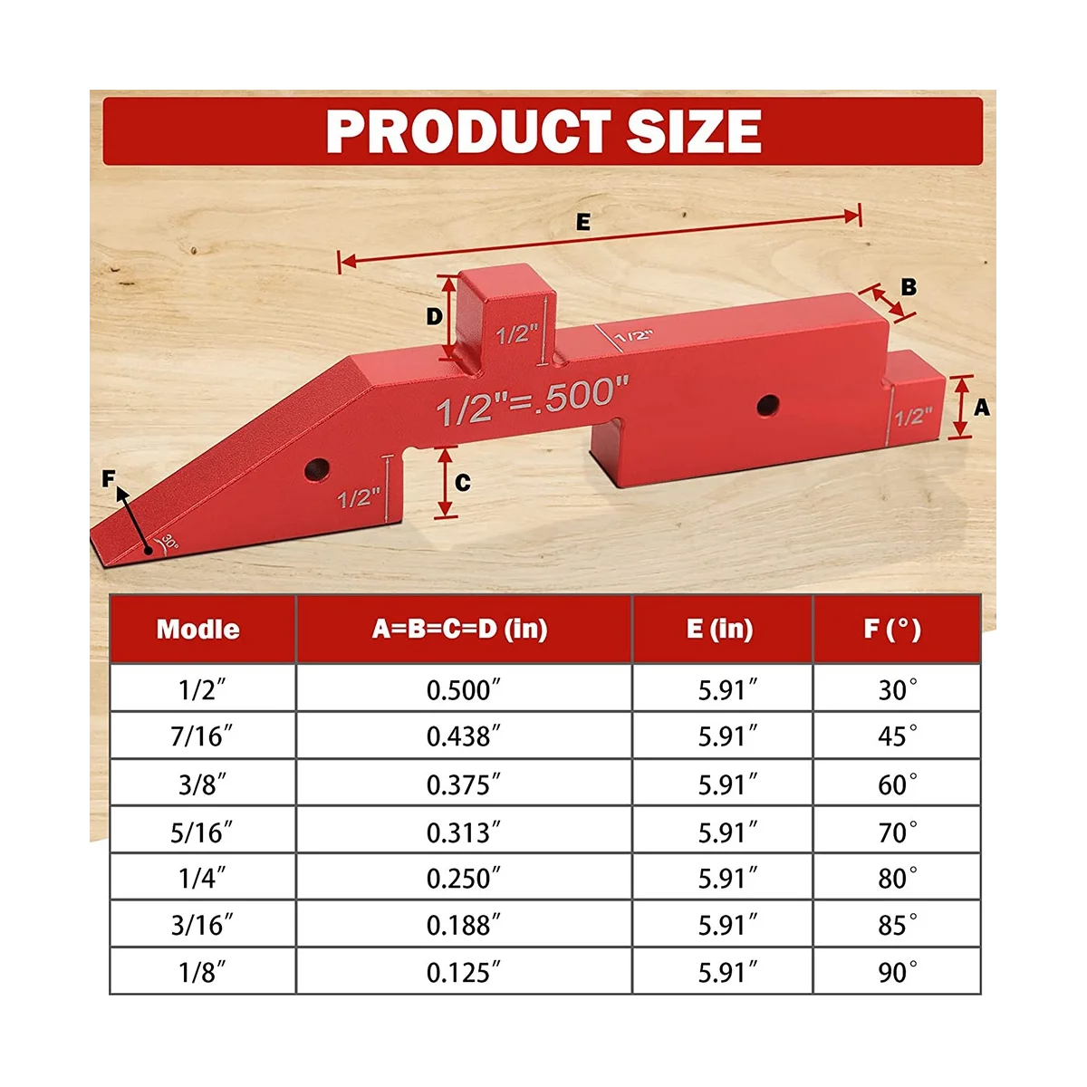 7Pcs Aluminum Precision Setup Blocks Height Gauge Set for Router Table Saw Accessories and Angle Woodworking Set Up