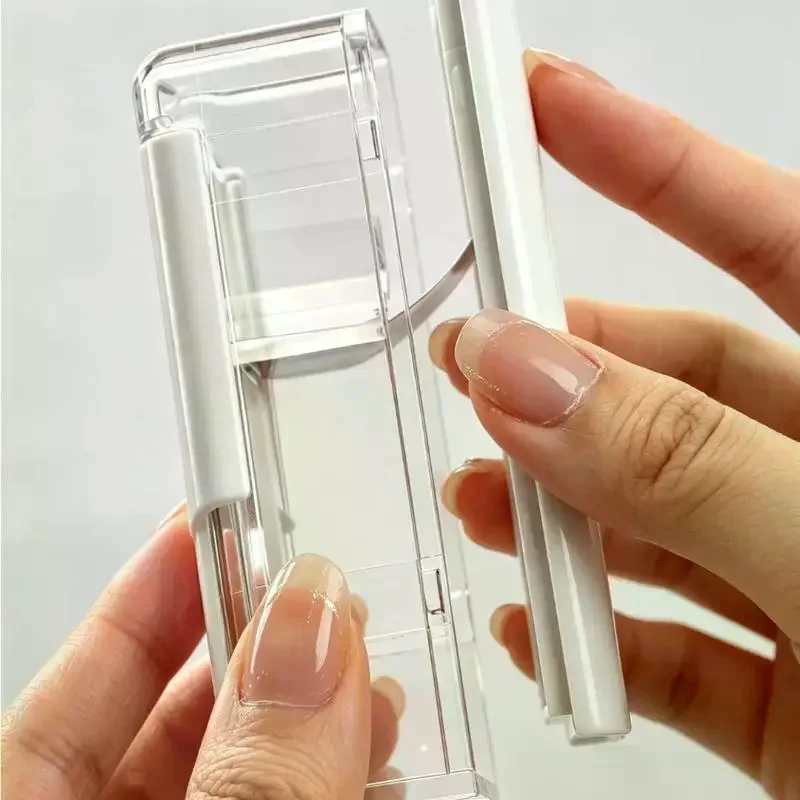 Dental Floss Box With Mirror - Automatic -up Portable Dental Floss Stick - Portable Household High-end Toothpick Thread