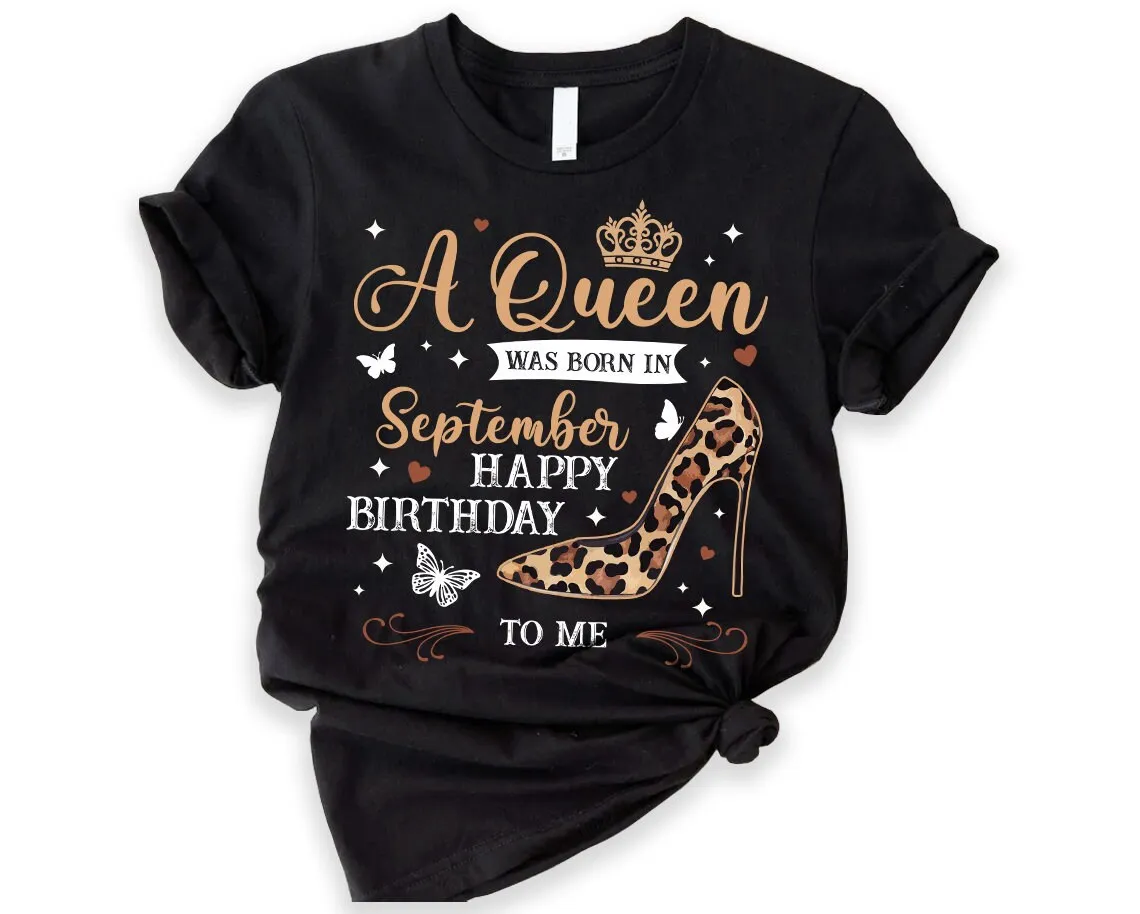

Birthday Queen T Shirt Girl Women Happy Party