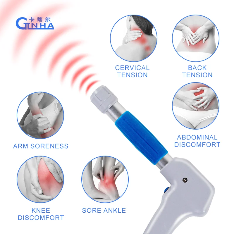 معدات العلاج بالمستخدمين Ed آلة ضعف الانتصاب Eswt علاج جهاز تخفيف آلام الظهر