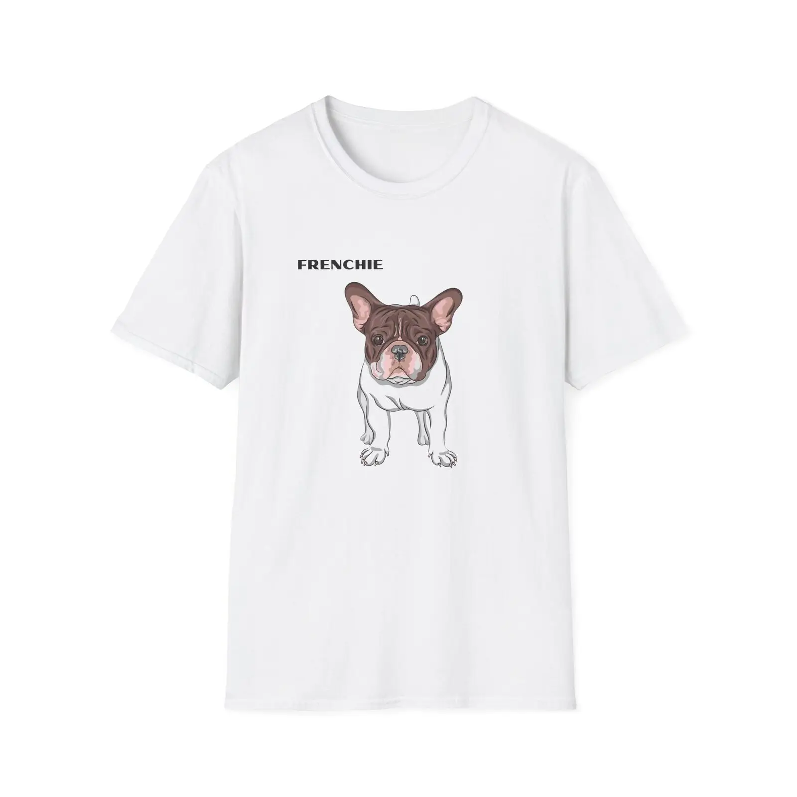 Frenchie Dog Animal Tee Gildan Unisex Softstyle T-Shirt