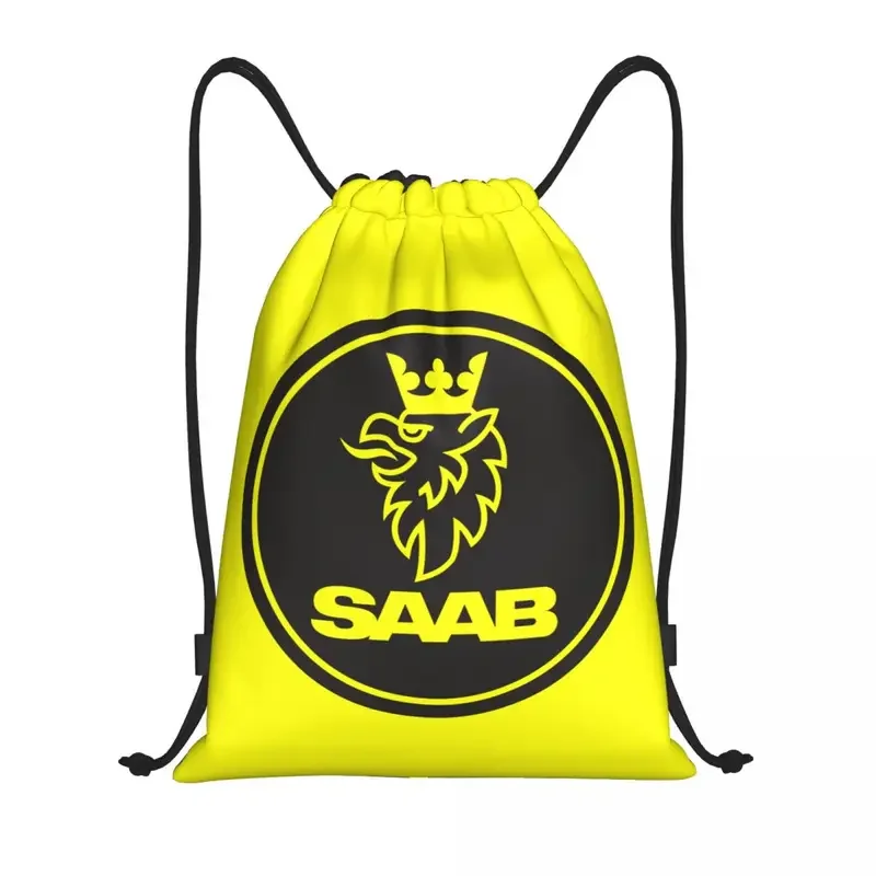 

Custom Swedish Saabs Scanias Drawstring Bag Men Women Portable Gym Sports Sackpack Training Backpacks