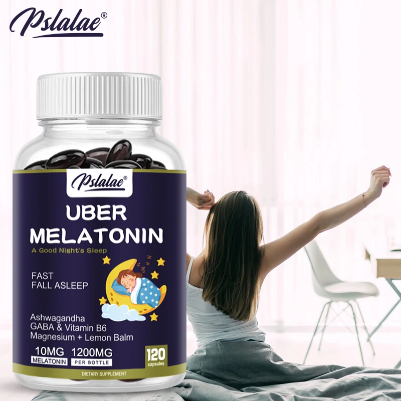 Melatonin Sleep Aid, Dietary Supplement, Promotes Relaxation and Healthy Sleep 10 Mg