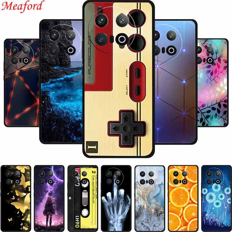 For Vivo iQOO 13 5G Back Cover Case iQOO13 Coque Black Silicone Soft Phone Case For Vivo iQOO 13 Case 6.82