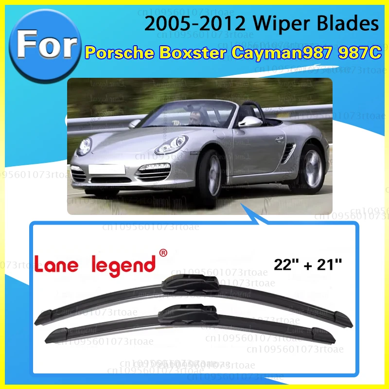 

For Porsche Boxster Cayman987 987C 2005~2012 Car Wiper Blade Front Windshield Wipers Car Accessories 2006 2007 2008 2009 2010