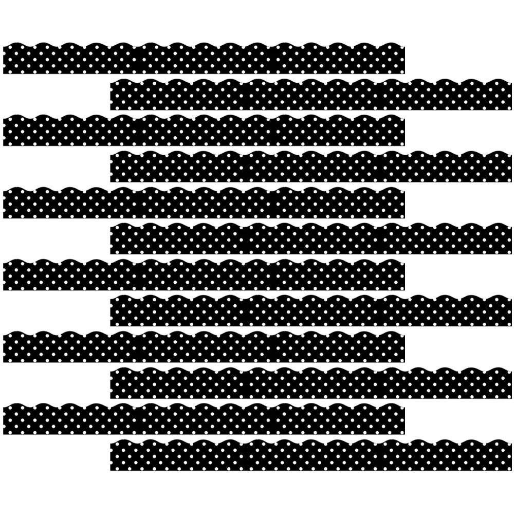 

12 Pcs Blackboard Decorative Stickers Border Magnetic Bulletin Whiteboard Can Move Adorable Trim Pvc Borders