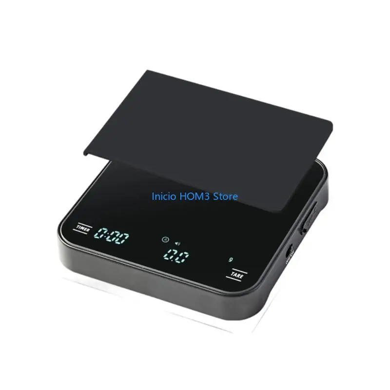 A5YD Intelligent Electronic Scale 4 Mode Cooking Timers 0.1g Accuracy Heat Resistant Glass Portable For Home Use