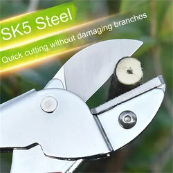 Garden Pruning Shears SK5 Steel Gardening Scissors Profession Fruit Tree Thick Branch Flower Potted Branches Scissors Hand Tools