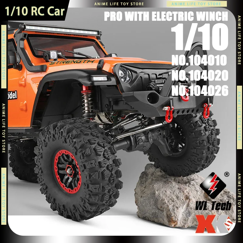 

WLtoys 1/10 104010/20/26 Rc Cars Professional 4WD Off-Road Crawled Climbing Vehicle Pro With Electric Winch Toys RC Car Boy Gift