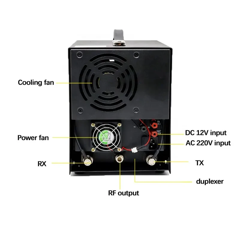 Kanglong High Quality 30W 50KM Two-Way Analog VHF UHF Repeater Intercom Amateur For Radio Transceiver For Walkie Talkie Radio